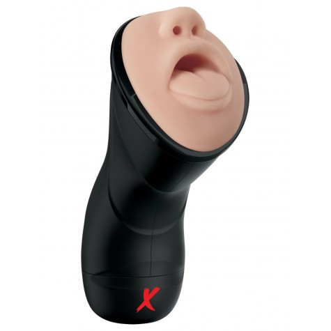 Мастурбатор-ротик Deep Throat Vibrating Stroker